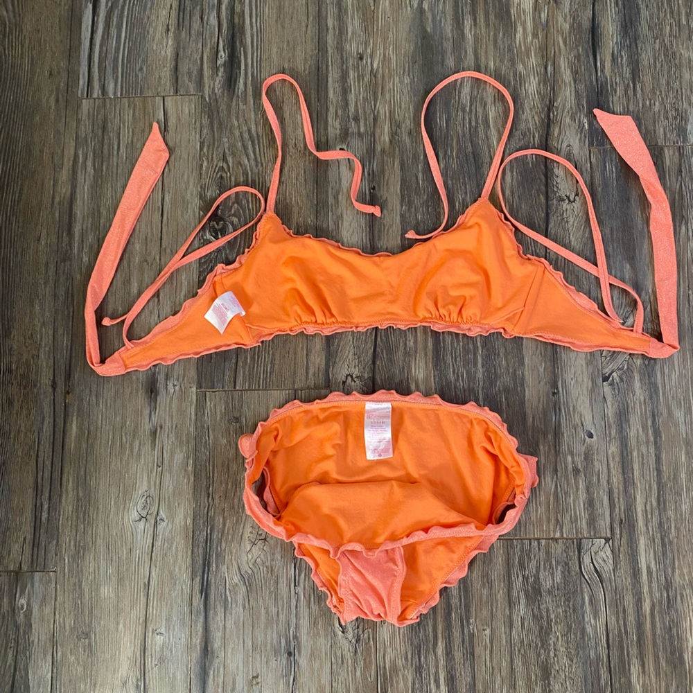 No Boundaries Bikini Vibrant Orange color